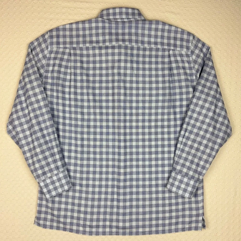 Solemare Maus & Hoffman Plaid Cotton Cashmere Blend Shirt Mens M Italy Old Money